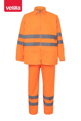 Komplet przeciwdeszczowy z odblaskami 189 - HI-VIS ORANGE 19