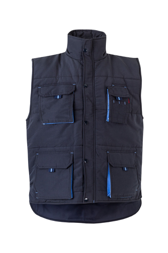 Kamizelka dwukolorowa z wieloma kieszeniami 205902 - NAVY BLUE/SKY BLUE 61/05