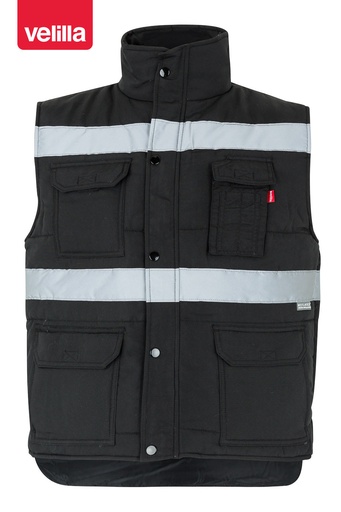 Kamizelka z wieloma kieszeniami z odblaskami 205904 - BLACK 00