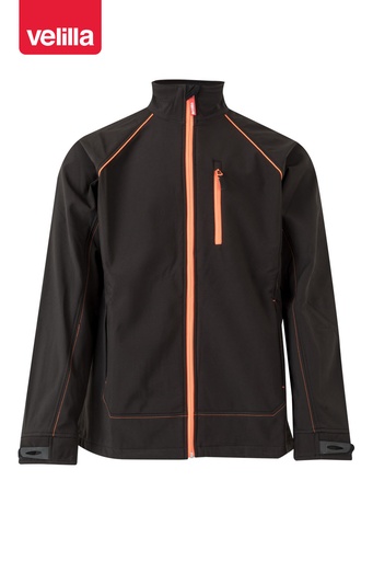 Kurtka softshell 206001 - BLACK/HI-VIS ORANGE 00/19