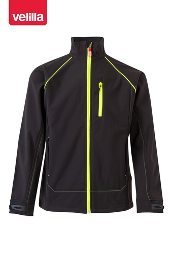 Kurtka softshell 206001 - BLACK/HI-VIS YELLOW 00/20