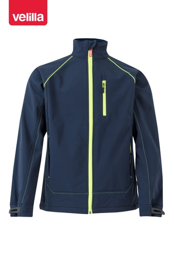 Kurtka softshell 206001 - MARINE BLUE/HI-VIS YELLOW 01/20