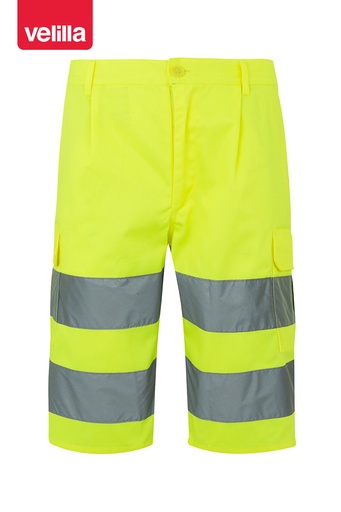 Spodenki z wieloma kieszeniami z odblaskami 303005 - HI-VIS YELLOW 20