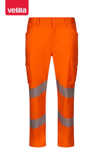 Spodnie stretch z odblaskami 303009S - HI-VIS ORANGE 19