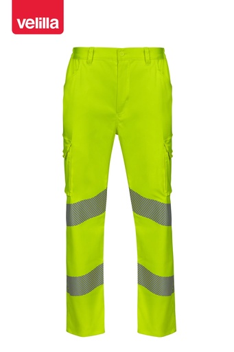 Spodnie stretch z odblaskami 303009S - HI-VIS YELLOW 20