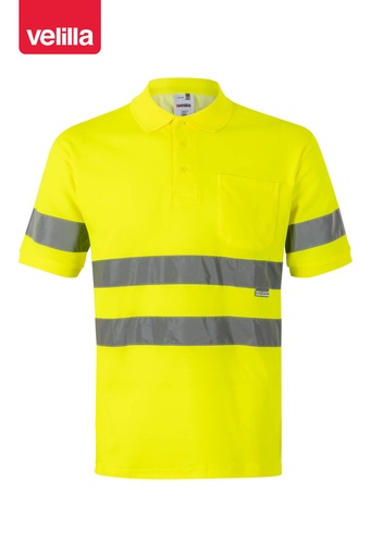 Koszulka polo z krótkim rękawem z odblaskami 305512 - HI-VIS YELLOW 20