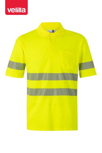 Koszulka polo z krótkim rękawem z odblaskami 305522 - HI-VIS YELLOW 20