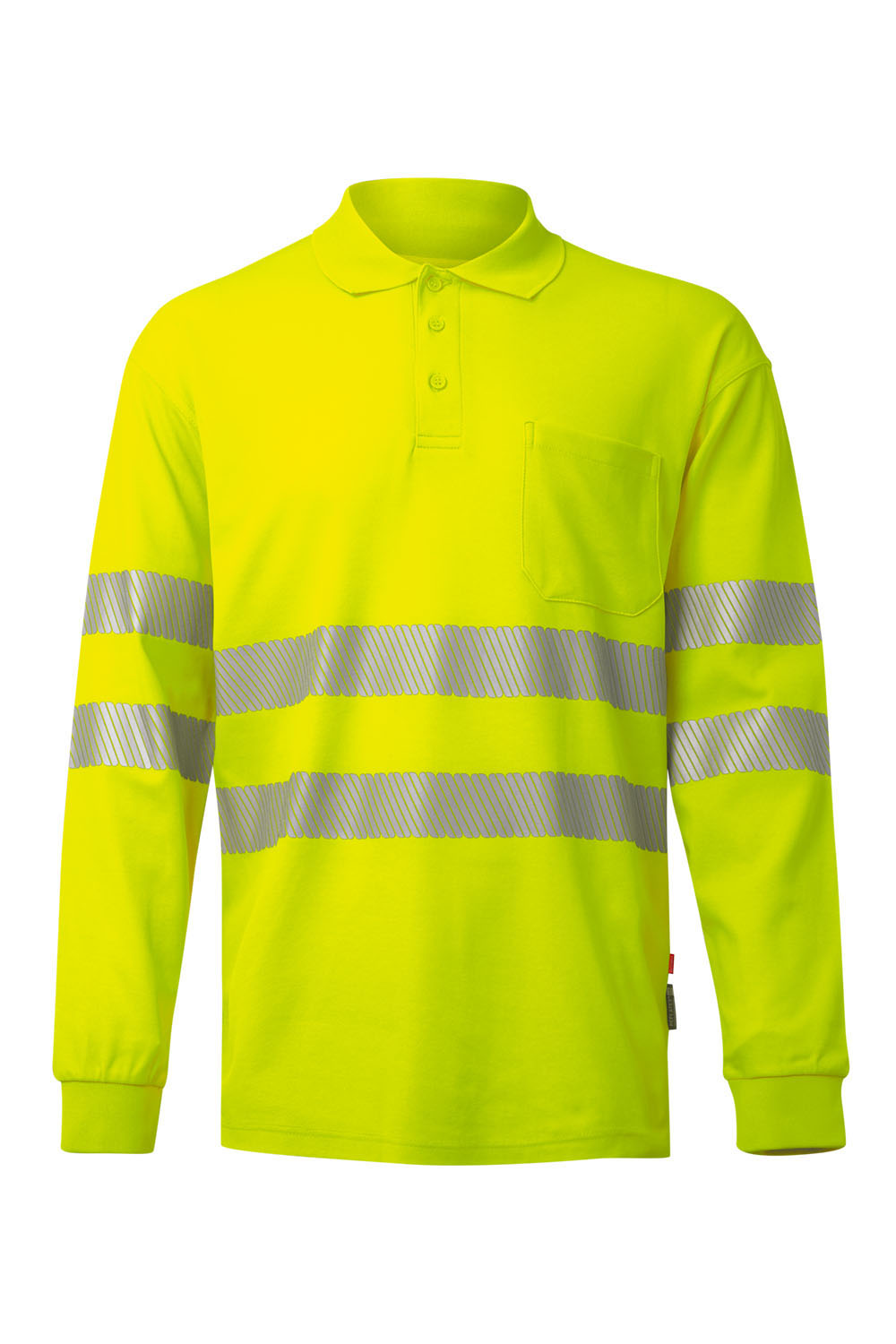 Koszulka polo z długim rękawem z odblaskami 305524 - HI-VIS YELLOW 20