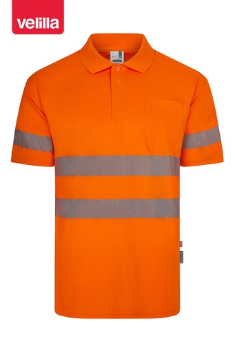 Koszulka polo z krótkim rękawem z odblaskami 305532 - HI-VIS ORANGE 19