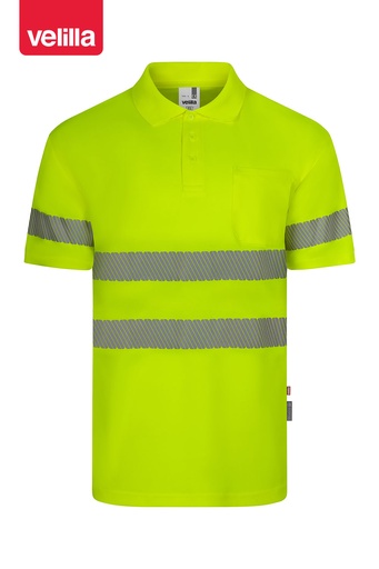 Koszulka polo z krótkim rękawem z odblaskami 305532 - HI-VIS YELLOW 20