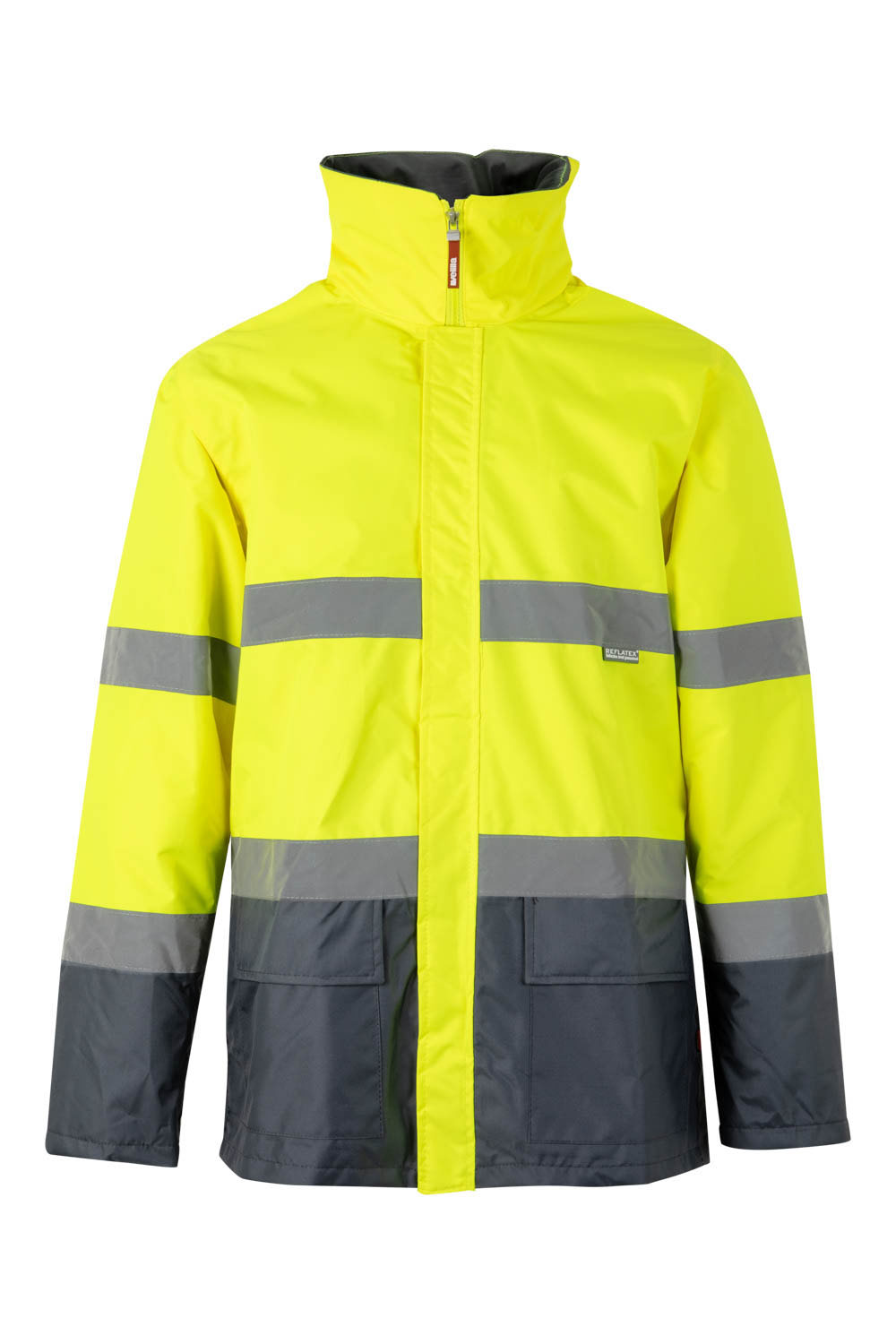 Kurtka dwukolorowa 306002 - GREY/HI-VIS YELLOW 08/20