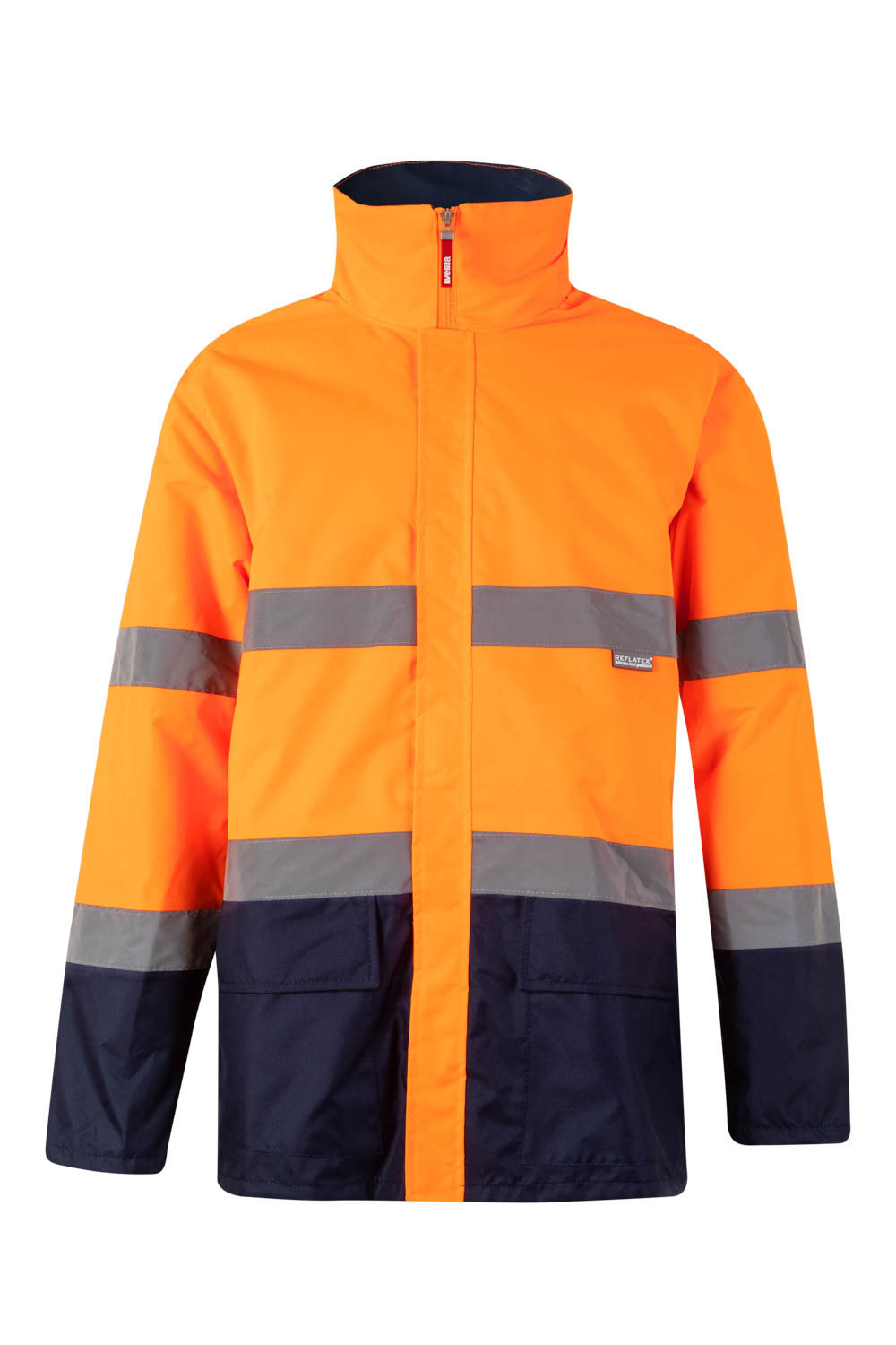 Kurtka dwukolorowa 306002 - MARINE BLUE/HI-VIS ORANGE 01/19