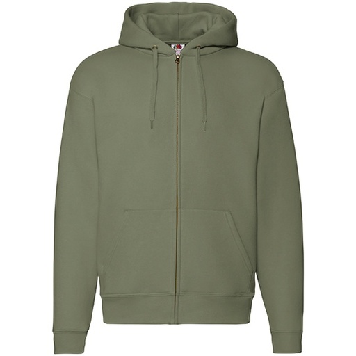 Bluza Klasyczna Bawelna Poliester z Kapturem F401 - Classic Olive