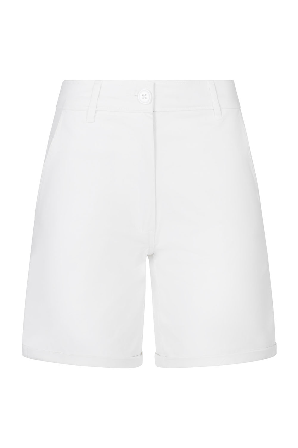 Spodenki stretch damskie 403013S - WHITE 07