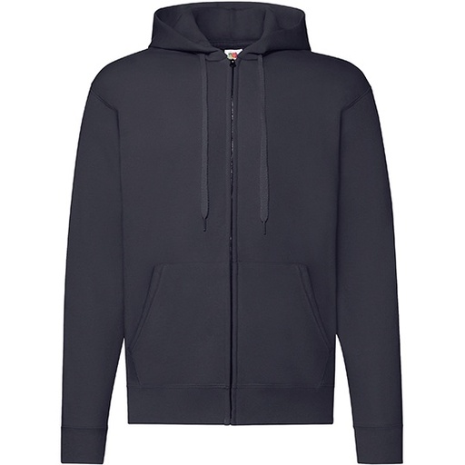 Bluza Klasyczna Bawełniana z Kapturem F401N - Deep Navy