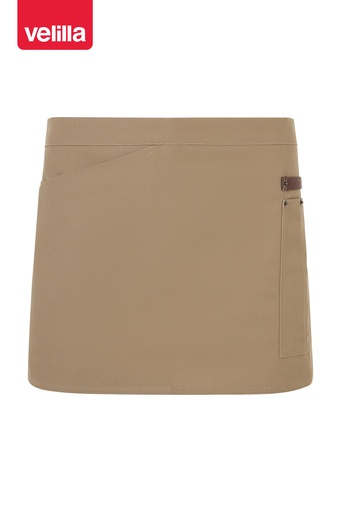Fartuch dwukolorowe 404221B - SAND BEIGE/BROWN 46/49