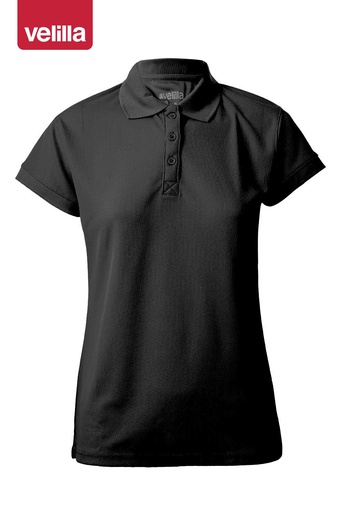 Koszulka polo damska 405503 - BLACK 00