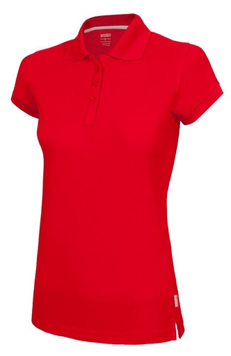Koszulka polo damska 405503 - BRIGHT RED 56