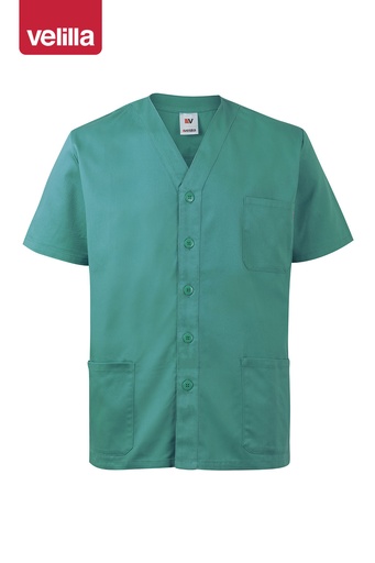 Fartuch medyczny z krótkim rękawem 535209 - GREEN 02