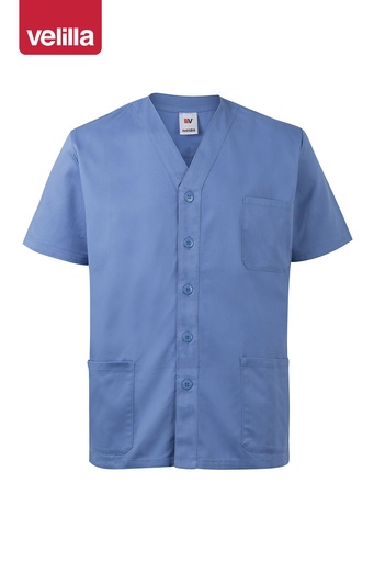 Fartuch medyczny z krótkim rękawem 535209 - SKY BLUE 05