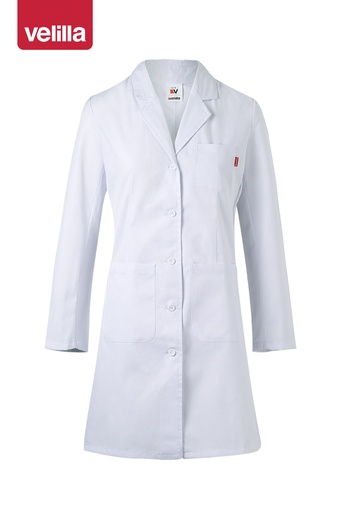 Fartuch medyczny z długim rękawem damska 539002 - WHITE 07