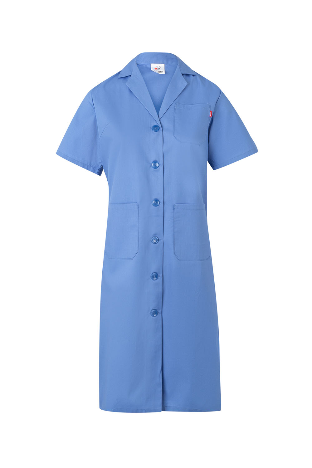 Fartuch medyczny z krótkim rękawem damska 907 - SKY BLUE 05