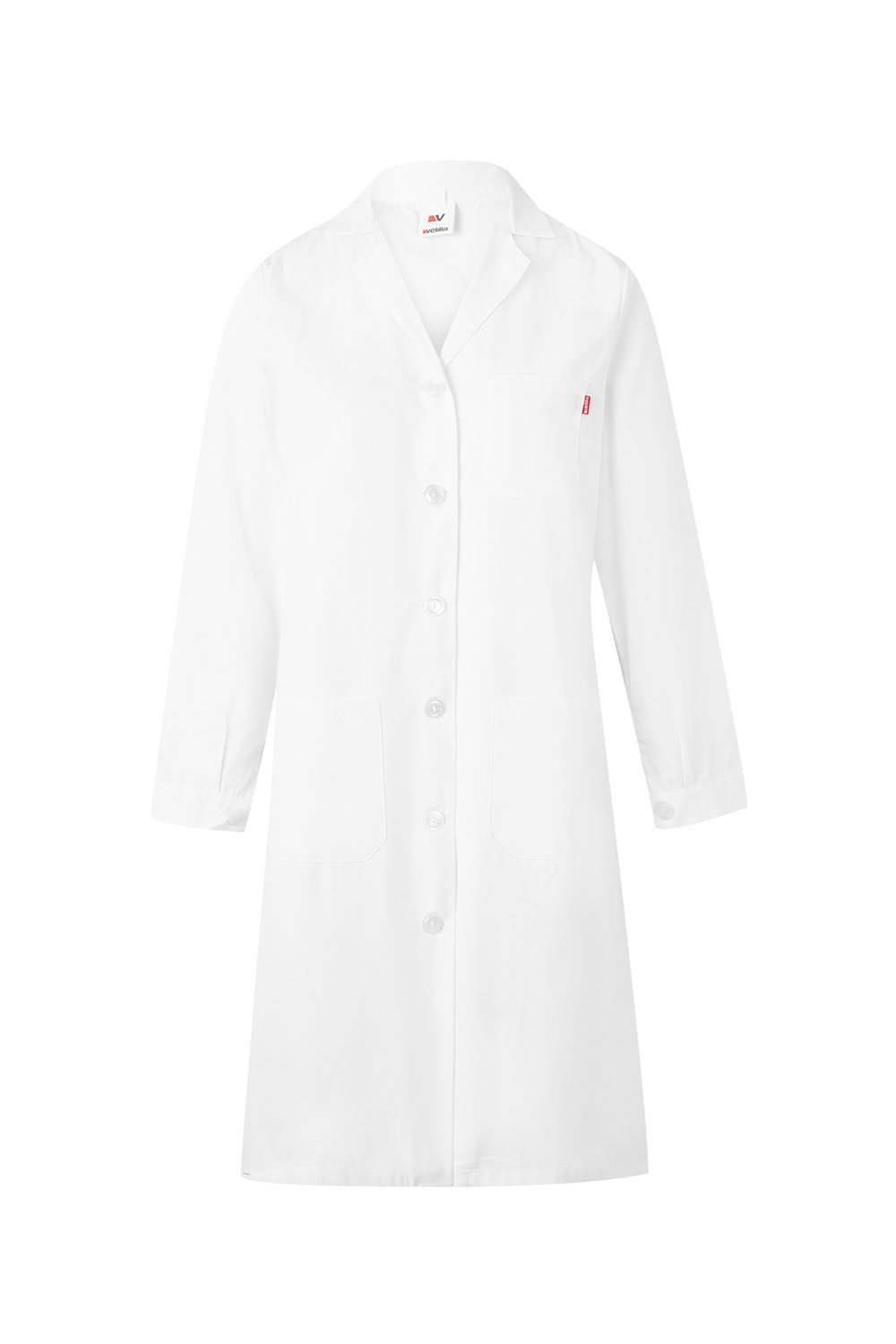 Fartuch medyczny z długim rękawem damska 908 - WHITE 07