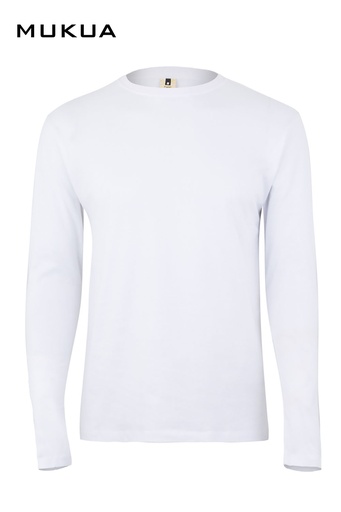 Koszulka z długim rękawem unisex PARADISE MK156WV - WHITE 100