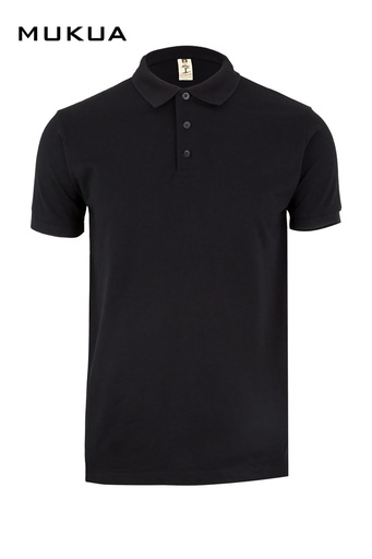 Koszulka polo z krótkim rękawem unisex GIBSON MK215CV - BLACK 200