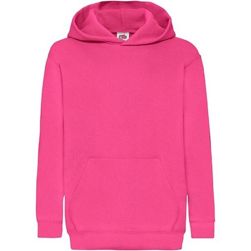 Bluza dziecięca z kapturem klasyczna F421NK - Fuchsia