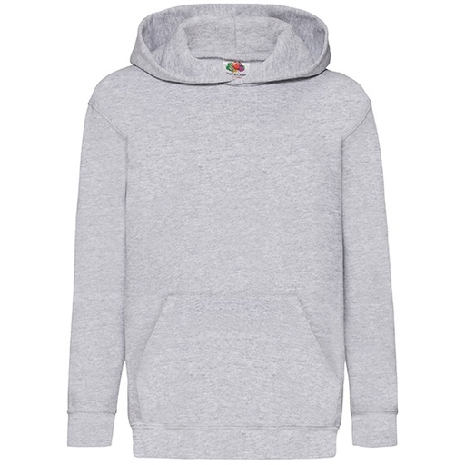 Bluza dziecięca z kapturem klasyczna F421NK - Heather Grey
