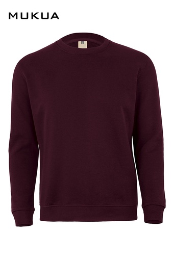 Bluza z okrągłym dekoltem unisex AVALON MK620V - WINE 403