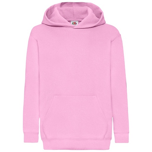 Bluza dziecięca z kapturem klasyczna F421NK - Light Pink