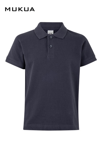 Koszulka polo z krótkim rękawem dla dzieci MACKAY KIDS PS200KC - DENIM BLUE 510