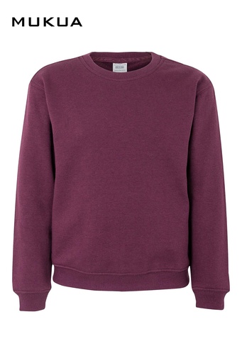 Bluza z okrągłym dekoltem dla dzieci AVALON KIDS SC270K - WINE 403
