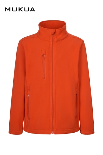 Kurtka softshell dla dzieci RICHMOND KIDS SSZ280K - SUNSET RED 413