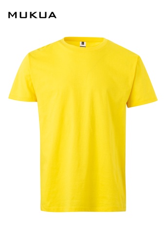 Koszulka z krótkim rękawem unisex TASMANIA TS150UC - YELLOW 300