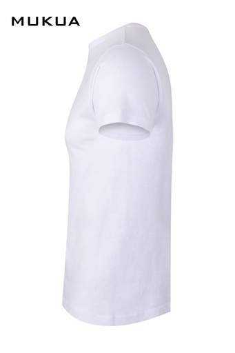 Koszulka z krótkim rękawem unisex TASMANIA TS150UW - WHITE 100