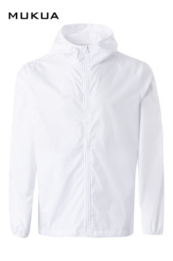 Kurtka przeciwwiatrowa unisex STOCKTON WZ60U - WHITE 100