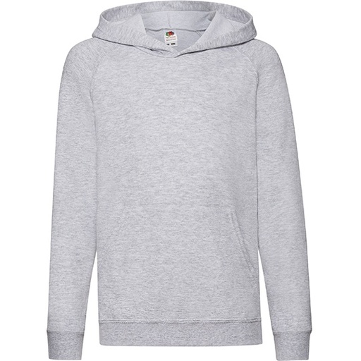 Dziecięca lekka bluza z kapturem F430K - Heather Grey
