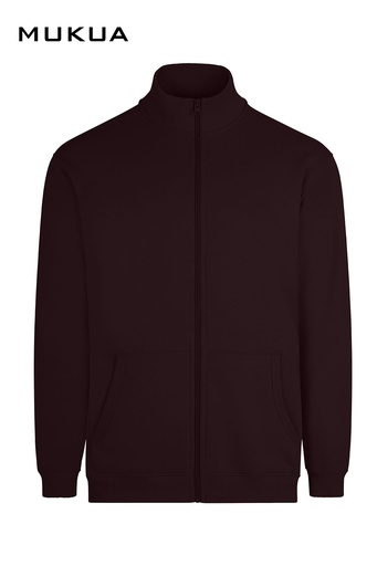 Bluza z pełnym zamkiem unisex COOPER SZ270U - WINE 403