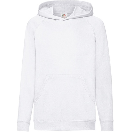 Dziecieca lekka bluza z kapturem F430K - White