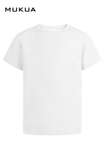 Koszulka z krótkim rękawem dla dzieci PALM KIDS TS190KW - WHITE 100