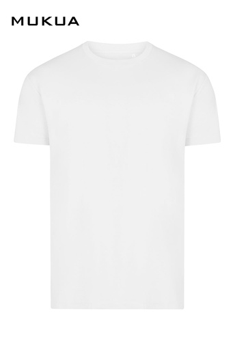 Koszulka z krótkim rękawem unisex COAST TSN165UW - WHITE 100