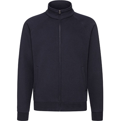 Bluza dresowa z krytym zamkiem F457 - Deep Navy