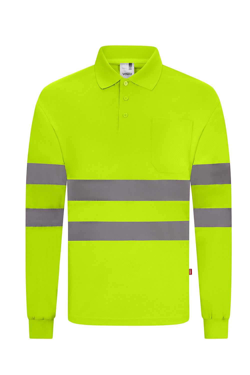 Koszulka polo z długim rękawem z odblaskami 305511 - HI-VIS YELLOW 20