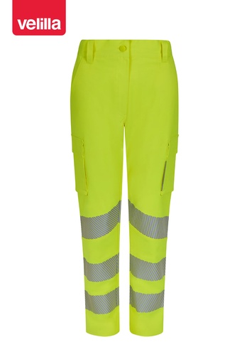 Spodnie stretch z odblaskami damskie 303031SW - HI-VIS YELLOW 20