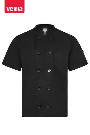 Kitel kucharski z krótkim rękawem 405222 - BLACK 00