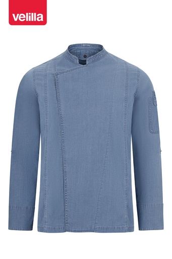 Kitel kucharski 405212S - LIGHT BLUE DENIM 86