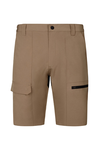 Spodenki dwukolorowe stretch 103032S - SAND BEIGE/BLACK 46/00